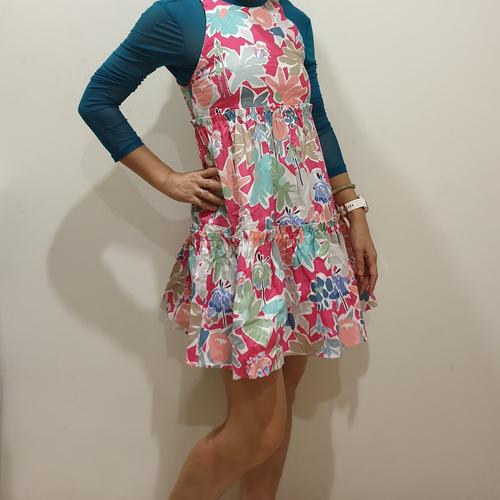 Jual Mini dress ZARA size S. Motif 