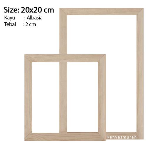 Jual Spanram 20x20 Cm Span Ram Kayu Frame 20x20cm Kota Bandung Kanvasmurah Tokopedia