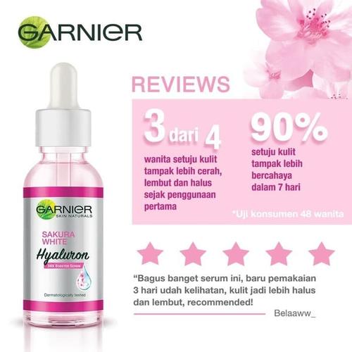 garnier glowing serum