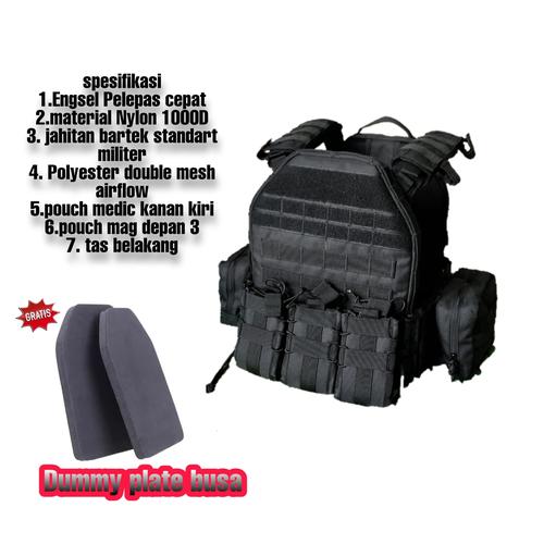 Foto Produk bodyvest blackmamba flashmod dan waterbag rompi tactical dari Mardo combat