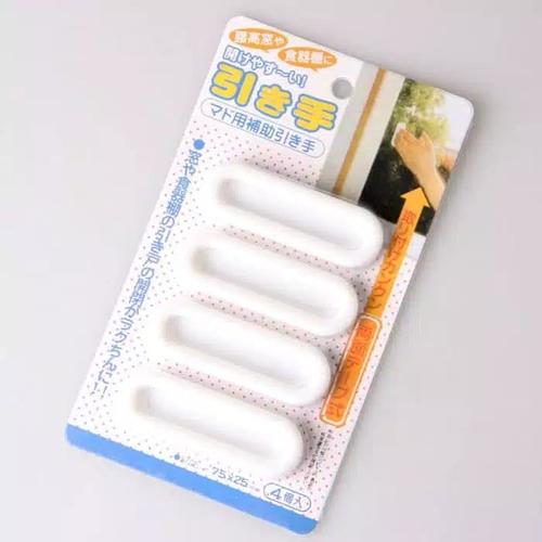 Foto Produk (isi 4 pcs )gagang pintu tempel kuat / pegangan jendela laci lemari dari zozozoshop