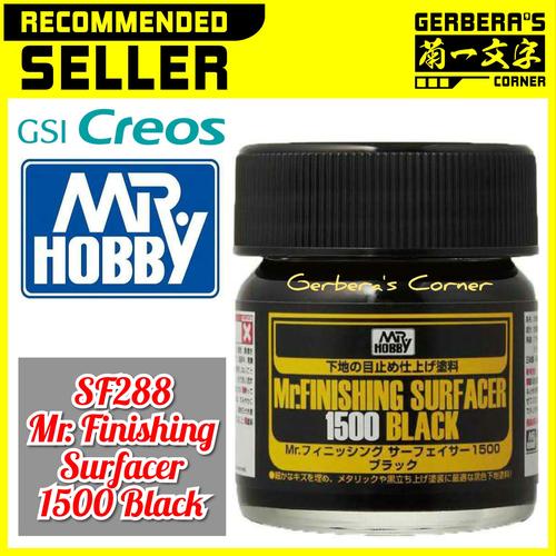 Foto Produk Mr Color SF288 Mr Finishing Surfacer 1500 Black - Mr Hobby - Lacquer dari Gerbera's Corner