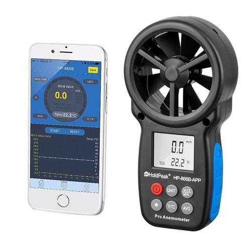 Jual Ready Anemometer With Mobile App Android IOS HoldPeak HP866BAPP Jakarta Utara