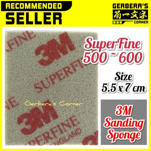 Foto Produk 3M Sanding Sponge SuperFine - Amplas Gundam Model Kit dari Gerbera's Corner