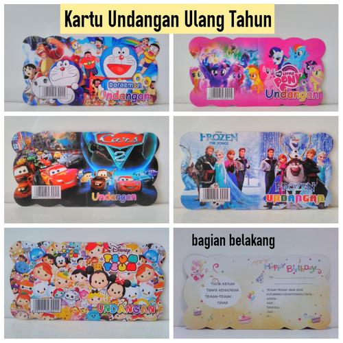 Foto Produk Undangan Ulang Tahun, Undangan Ultah, Kartu Undangan Anak - Pony dari heppyshop heppy