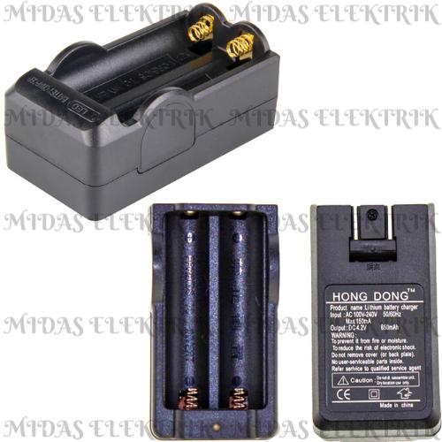 Jual Charger Baterai Batere Batre Battery Liion 18650 Button Top 2