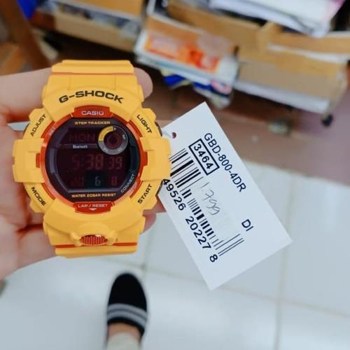 Jam tangan Casio G Shock GBD 800 4DR original warna kuning analog mura di Luckycasio Tokopedia