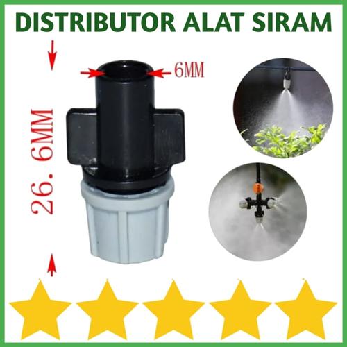Gambar SPRAYER HEAD MIST NOZZLE ABU-ABU MISTING SPRINKLER KONEKTOR 6MM TAMAN dari DISTRIBUTOR ALAT SIRAM Kab. Bogor Tokopedia