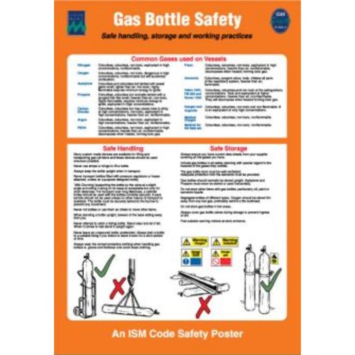 Jual IMPA 331532 Gas Bottle Safety Poster IMO ISM Safety Poster Kapal