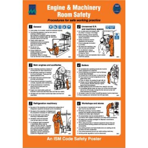 Jual IMO ISM Code Poster Engine Machinery Room Safety Poster IMPA ...