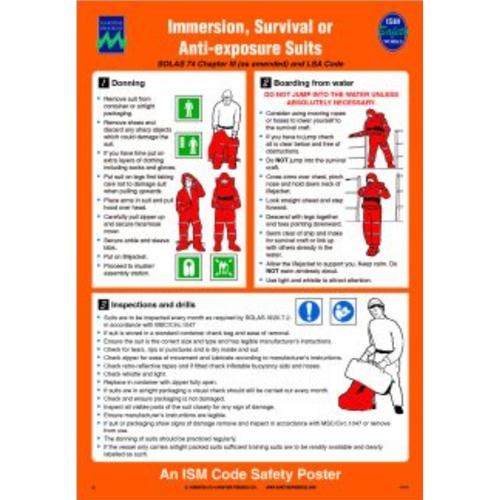 Jual Immersion Survival Anti Exposure Suit Poster IMPA 331585 IMO ...