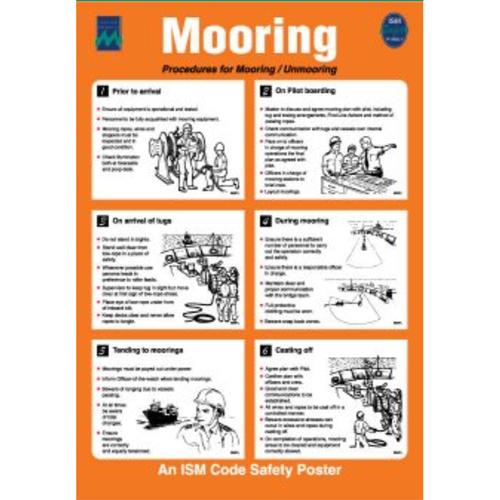 Jual Mooring Poster IMPA 331564 Poster Kapal IMO Safety ISM Code
