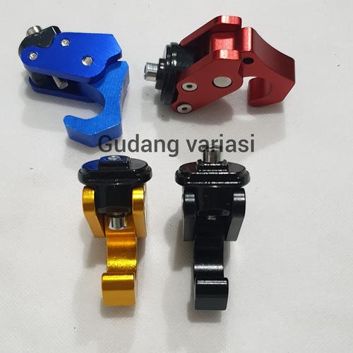 Foto Produk Gantungan barang Lipat Full cnc Motor Nmax Matic Lexi aerox Universal dari gudang variasi mtr