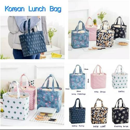 Foto Produk New Lunch Bag Cooler Bag Motif -Tas Bekal Makanan Panas Dingin dari Travelycious
