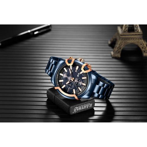 Jual jam tangan eskusif jam tangan pria rantai chrono aktif