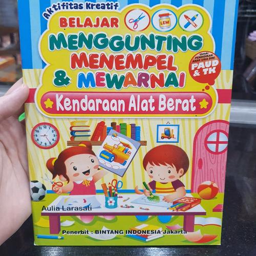 Jual Belajar menggunting menempel dan mewarnai alat berat - Jakarta