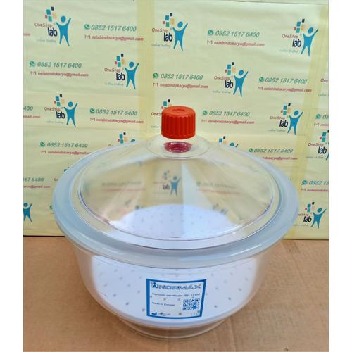 Jual NORMAX Desiccator Non Vacuum 250 mm With Porcelain Plate Desikator
