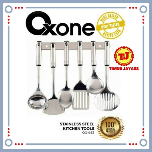 Jual OXONE STAINLESS STEEL KITCHEN TOOL SPATULA SUTIL SET OX963