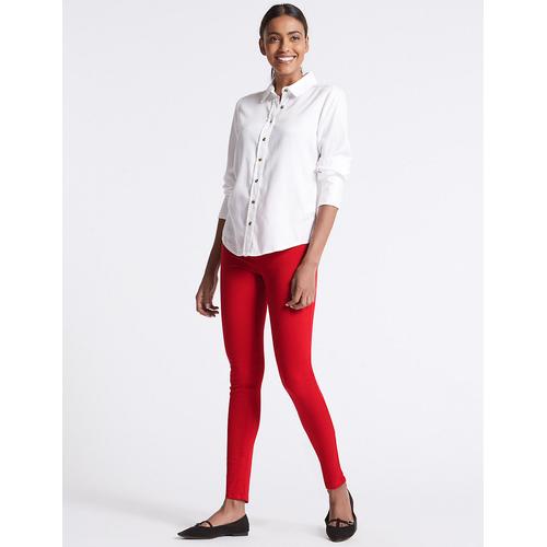 SUPER SKINNY HIGH WAIST JEAN - RED MIX 