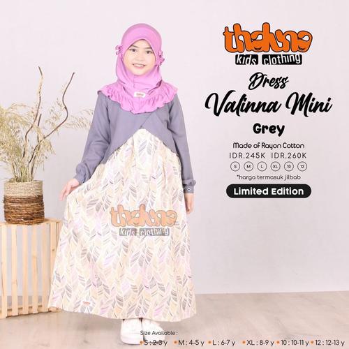 Jual Gamis Anak Set Dress Valinna Mini Merk Thaluna Kids Clothing Kota Depok Galeri Fashion Muslim Tokopedia