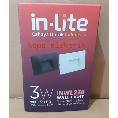 Jual Lampu Tangga Inlite 3 w INWL238 / Lampu dinding inlete 3 watt ...