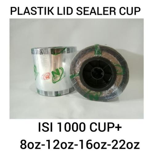 Jual Plastik Sealer Cup / Tutup Gelas Press Seal Roll Lid Plastik