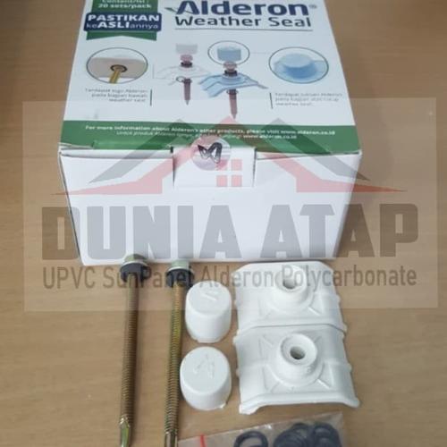Gambar 20pcs Baut Alderon 830 (Weather Seal) - Putih dari Dunia Atap Jakarta Barat Tokopedia