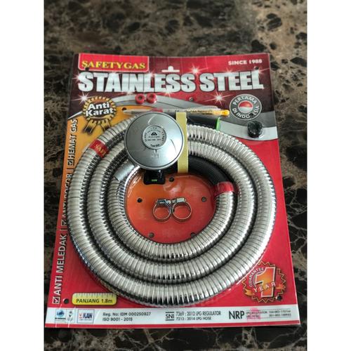 Jual Regulator Gas LPG RECA / KOSANGAS QuickOn 634 + Selang Gas