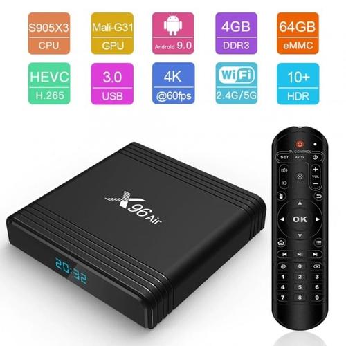 Gambar X96 AIR - Android 9.0 Smart TV Box 8K Ultra HD - RAM 4GB ROM 32GB dari Melissa OnlineShop undefined Tokopedia