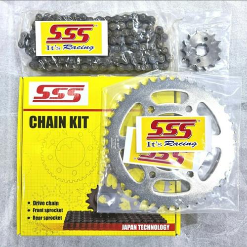Jual Gear Set SSS Jupiter MX Lama Old / Chain Kit SSS / Standard Racing