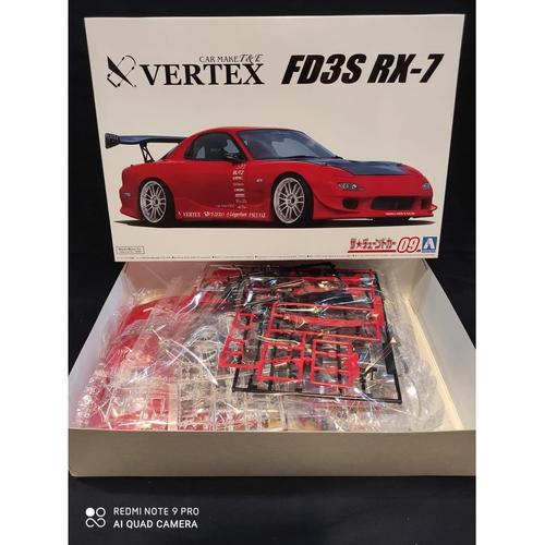 Vertex Model Kit Aoshima 1/24 Scale Vertex FD3S RX-7 '99 Mazda