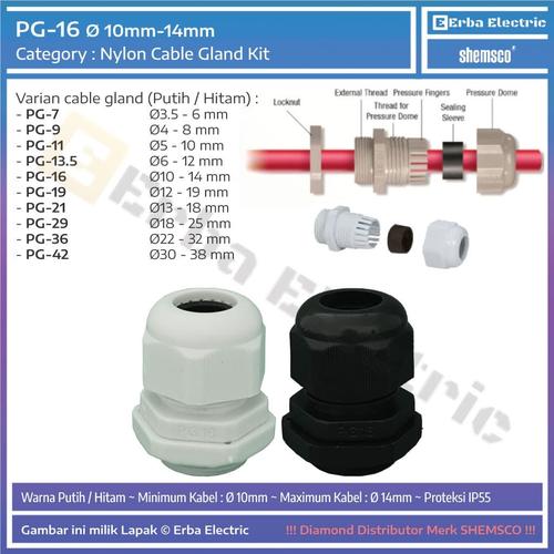 Jual Cable Gland PG-16 Pelindung Jalur Kabel Gland PG16 Original ...