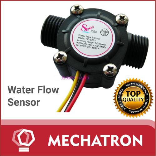 Jual YF-S201 Water Flow Sensor 1/2" 0.5 inch Aliran Air - Kota Depok ...