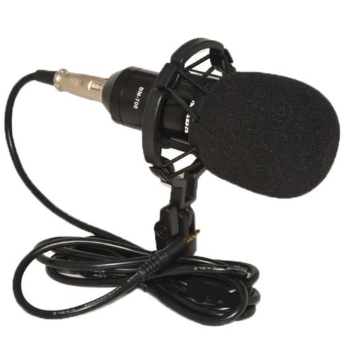Jual mic condenser microphone rekaman studio music video jack XLR 3.5mm