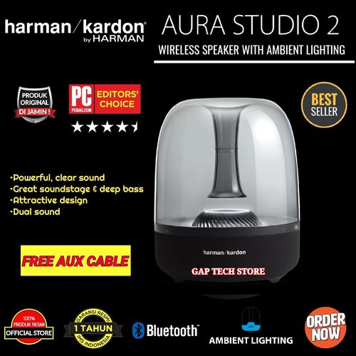 Gambar Harman Kardon AURA STUDIO 2 Bluetooth Speakers with Ambient lighting dari GAP TECH STORE undefined Tokopedia