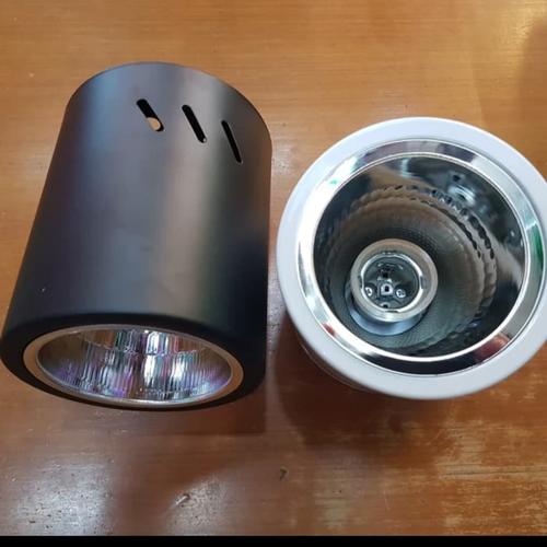 Foto Produk Downlight outbow 3 inch bulat hitam dan putih - Putih dari GUDANG LED KENARI