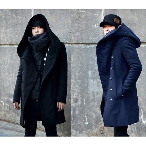 Jual Asli Jaket Wol Pria Winter Coat Men S Long Wool Self Cultivation Kota Surabaya Hanacka Tokopedia Asli Jaket Wol Pria Winter Coat Men, Men S Wool Hooded Trench Coat