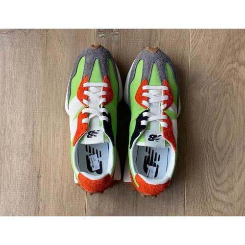 Jual New Balance 327 Green Orange Gum 