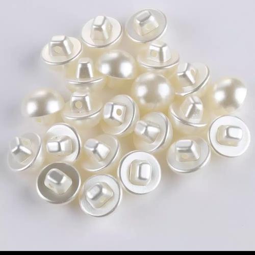 Foto Produk Kancing Mutiara Model Jamur Bundar ukuran 10 mm - Pearl 2 dari pernakpernik jahit