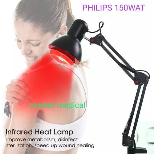 Gambar Lampu Infrared Philips satu set + Tiang /Lampu Terapi philips 150wat dari Market Medical Jakarta Barat Tokopedia