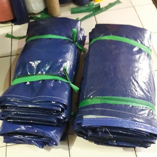 Foto Produk terpal plastik biru Oren dan biru silver - Biru silver dari sumberbarokahjaya