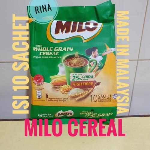 Foto Produk Milo Cereal Instant Whole Malaysia Oat Sereal Sarapan Sehat dari Rina