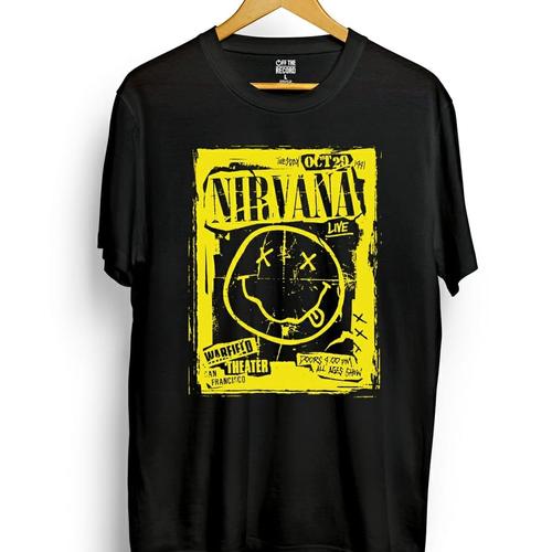 Jual KAOS T SHIRT NIRVANA LIVE CONCERT 
