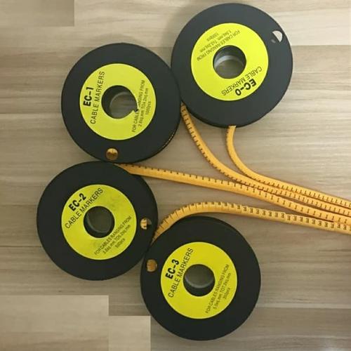 Kabel Labels Kabel Marker Draad Label EC-0 EC-1 500 stks Mark Number