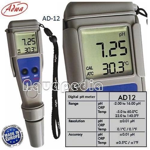 Jual Adwa AD12 Alat Pengukur Digital pH Meter AD12 Jakarta Pusat