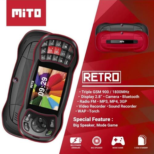 Jual Hp Mito Retro Game Phone 2 8 Inch 3 Sim Big Speaker Resmi Jakarta Pusat Dynamic Mobile Tokopedia
