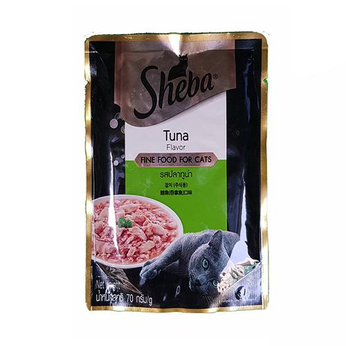 Gambar sheba 70 gr cat tuna (pouch) dari F.J. Pet Shop Jakarta Timur Tokopedia