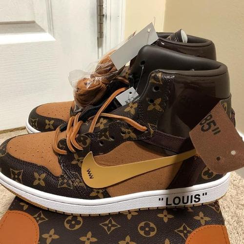 Jual Sepatu Nike Air Jordan 1 Mid Louis Vuitton Premium Original - Jakarta  Utara - avengers seven | Tokopedia