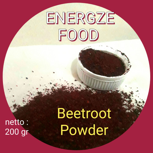Gambar Beetroot Powder - Energze Food 200 gram dari energzewatercom Kota Tasikmalaya Tokopedia