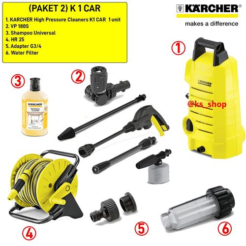 Jual Karcher Paket K 1 Car Complete Set Mesin Steam Cuci Mobil